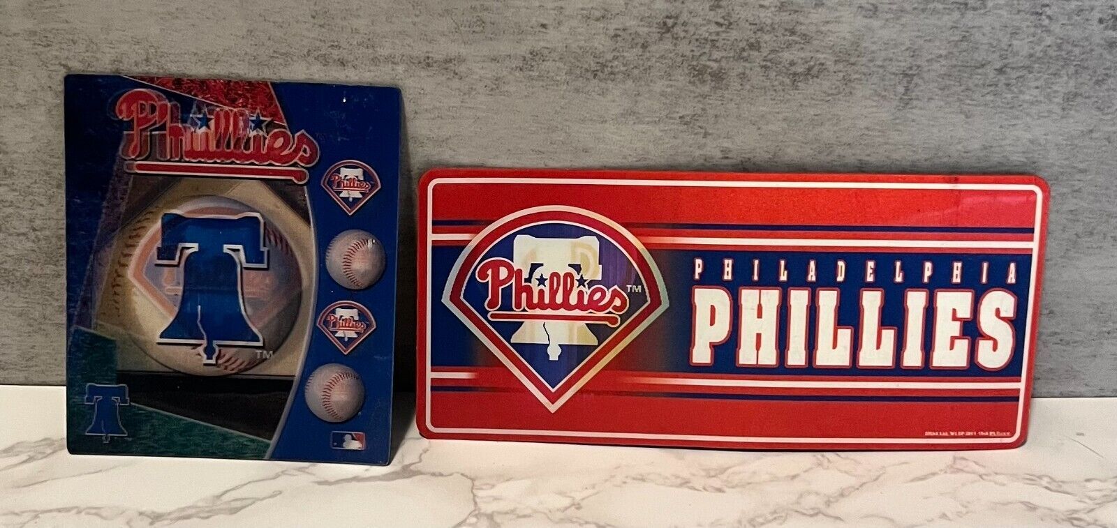 Primary image for Philadelphia Phillies Lenticular Magnets Lot of (2) MLB Baseball