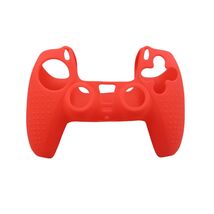 Silicone Grip Red Case Non Slip Cover For PS5 Controller Accessories - $11.26 CAD