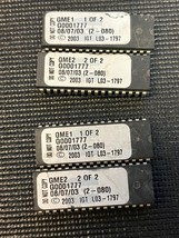 IGT GME 1 &amp; 2 Game Chips G0001777 Slot Machine EPROMs 08/07/03 Lot of 4 - $56.06 CAD
