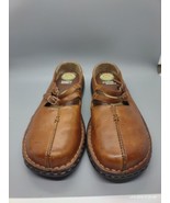 Earth Lily Mary Jane Shoes Adult Brown Leather Buckle Slip On Toe Womens... - $29.99