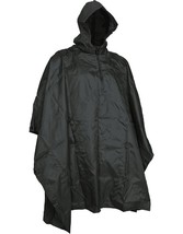 Black TRU-SPEC 5ive Star Gear Waterproof Military Rip Stop Poncho 56&quot; x 90 - $39.56