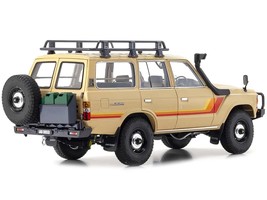 Toyota Land Cruiser 60 RHD (Right Hand Drive) Beige with Stripes and Roof Rack  - £233.69 GBP