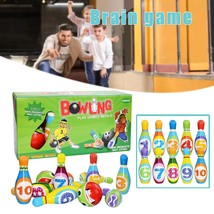 Kids Bowling Set  Number Print  Indoor Outdoor Activity Play Toy Birthda... - £91.57 GBP