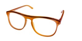 Perry Ellis Mens Ophthalmic Eyeglass Square Plastic Frame 393 Honey 53mm - £25.56 GBP