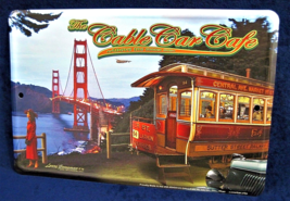 Cable Car Cafe - *Us Made* Full Color Sign - Man Cave Garage Bar Pub Wall Decor - $15.75