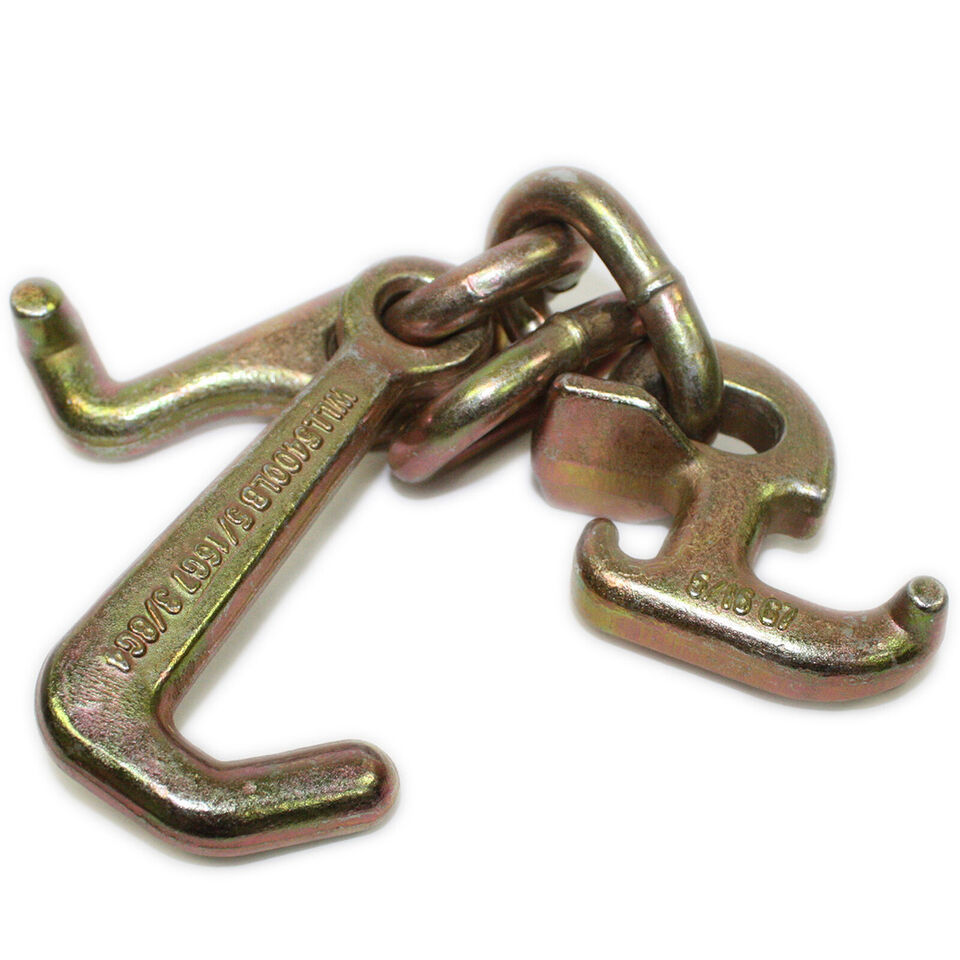 R T J Hook Cluster Frame Back Grip w/Link 5400lb Wrecker Towing Grab Bod... - $30.84