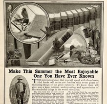 1921 Doubleday Nature Library Advertisement Theodore Roosevelt Ephemera ... - $39.99