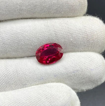 Top Quality Oval Cut Pigeon Blood Red Ruby Natural Aaaaa+ Loose Gemstone - £54.67 GBP