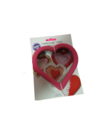 Wilton Heart Shaped Cookie Cutter Comfort Grip Valentines Day 4&quot;L x 4.5&quot;... - £7.19 GBP