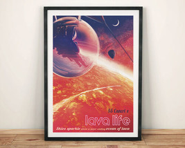 55 Cancri E Poster: Lava Life Retro Room Travel Print By NASA-
show original ... - £4.23 GBP+