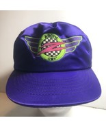 Vintage ARCTIC CAT Z Logo Nylon Purple SNOWMOBILE Snapback HAT Cap Made ... - $20.53