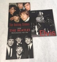 3 A Life In Pictures Paperback Book / Rolling Stones / The Beatles / Elvis - £11.32 GBP