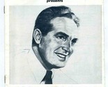 Tele-Vue Theatre Program Fred Waring &amp; the Pennsylvanians 1958 Duluth Mi... - £18.99 GBP