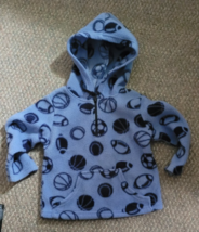 Infant Boy Kidgets Size 12 Month Pullover Hoodie 100% Polyester Sports B... - $167.57 MXN