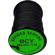 BCY 350 Nylon Braided Serving Black .015 125 yds. - $49.99