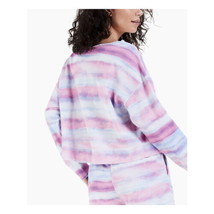 Jenni by Jennifer Moore Womens French Terry Crew Neck Striped Sleep Top,... - $33.59