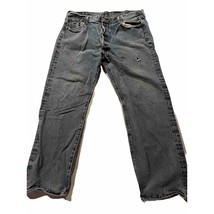 Levis 505 Jeans Mens 40x32 Regular Fit Button Fly Denim 100% Cotton Blue... - $19.80
