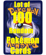 100 Pokémon Cards RANDOM Lot - English - NM - All different years and se... - $14.99