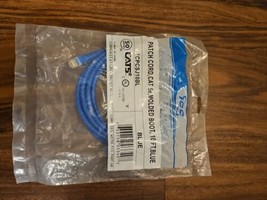 ICC Cat 5e Molded Boot Patch Cable, 10 ft, Blue ICPCSJ10BL - $15.00