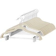 Velvet Skirt Hangers - Pack Of 24 - Velvet Hangers With Clips Ultra Thin Non Sli - £43.84 GBP