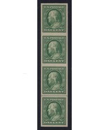 383v - Superb Imperf Vertical Line Strip of 4 Mint NH - €43,06 EUR