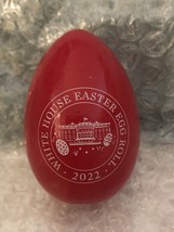 EASTER 2022 BIDEN WHITE HOUSE RED EGG Signed JOE JILL DEMOCRAT WOOD COLL... - $52.00