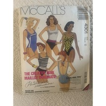 McCall&#39;s Misses Swimsuit Sewing Pattern sz 12 4301 - uncut - £8.59 GBP