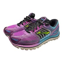 Brooks Glycerin 12 Women Size 6.5 Purple Running Shoe Purple Blue Athletic - £44.12 GBP