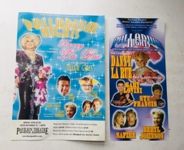 Danny La Rue Palladium Nights Blackpool 2001 Show Flyer Hand Pamphlet Set - £6.43 GBP