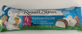 Russell Stover Milk Chocolate Marshmallow Easter Eggs 1ea 4pack SHIPS N 24 HRS - £14.45 GBP