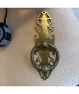 Vintage Large Brass Door Knocker 10” Made In India - $75.00