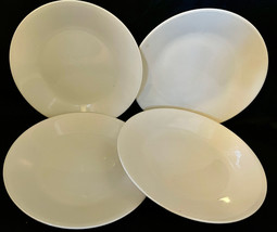 Corelle by corning (4) Desert or Bread Plates white 6-3/4&quot; - £18.79 GBP