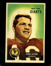1955 Bowman #7 Frank Gifford Vg+ Ny Giants Hof *X55336 - £23.05 GBP