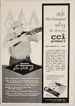 1959 Print Ad CCI Primers for Shotgun Shells Skeet Champion John Dalton Jr - $10.78