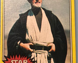 Vintage Star Wars Trading Card Yellow 1977 #195 Alec Guinness As Ben Kenobi - $2.48