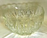 Williamsport Clear Hazel Atlas Punch Bowl Star &amp; Fan Scalloped - $59.39
