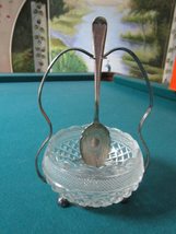 Compatible with VINTAGE SILVERPLATE GLASS PICKLE SAUCER BOWL SERVER WITH... - $74.47