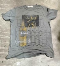 GLENFIDDICH T-Shirt NOS Coin II Gray Size Large Lightweight US Made - $24.99
