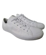 Converse All Pro Leather Low Top Chuck White Women 10 Men 8 - £24.40 GBP