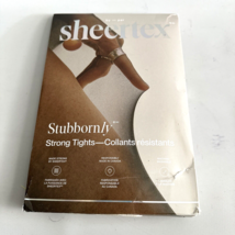 Sheertex Women Stubbornly Strong Sheer Tights Medium Black New - £22.01 GBP