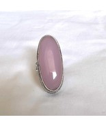 Rose Quartz Statement Ring - Marquise Rose Quartz- Handamde Rose Quartz ... - €55,53 EUR