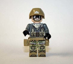 Delta Operator Kevlar Modern Army Soldier B Building Minifigure Bricks US - £5.49 GBP