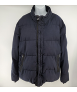 Zara Women&#39;s Black Coat Puffer Jacket Size XXL Quilted Tuckaway Hood - £27.20 GBP