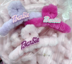 Barbie Fuzzy Hair Clip - Hair Claw - 1 Piece - Random Color Sent - Acces... - £2.94 GBP