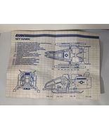 1985 Gi Joe Ciel Hawk Véhicule Bleus Instructions - €7,56 EUR