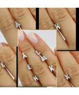 Personaliz Your Name Alphabet Shape Diamond Earring For Gift - $1,184.00