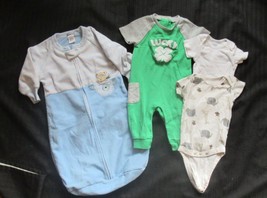 Baby Boy lot Romper, Sleeping Bag and one pieces size 3-6 months - $5.99