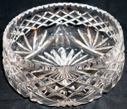 Cut Crystal Bowl for Centerpiece or Fruit etc. Nice Pattern - £37.40 GBP