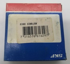 SKF 6306 2ZNRJEM Radial/Deep Groove Ball Bearing - $46.81