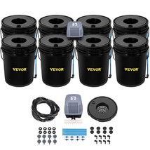 VEVOR DWC Hydroponic System, 5 Gallon 8 Buckets, Deep Water Culture Grow... - $216.59